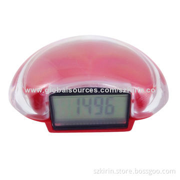 Multifunctional pedometer,count step,count calorie and distance,belt-clip type,low power consumption